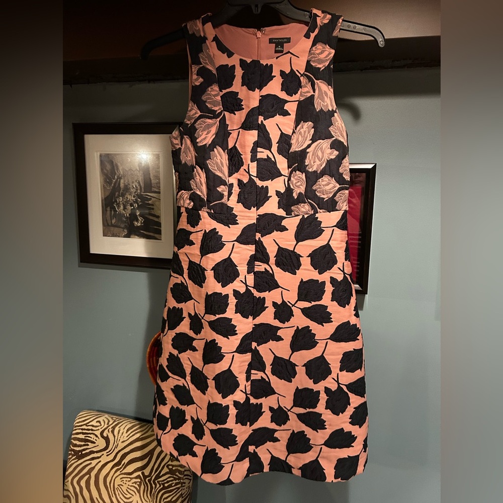 Ann Taylor Brocade Shift Dress